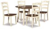 Hoover Furniture Outlet - Ashley Furniture - Woodanville Dining Table with 4 Chairs - Dining Table with 4 Chairs - D335D3