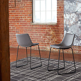 Hoover Furniture Outlet - Ashley Furniture - Centiar Counter Height Bar Stool (Set of 2) - Counter Height Bar Stool (Set of 2) - D372-824X2