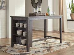 Hoover Furniture Outlet - Ashley Furniture - Caitbrook Counter Height Dining Table - RECT Dining Room Counter Table - D388-13