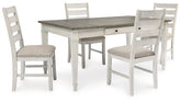 Hoover Furniture Outlet - Ashley Furniture - Skempton Dining Table and 4 Chairs - Dining Table and 4 Chairs - D394D4
