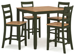 Gesthaven Counter Height Dining Table and 4 Barstools (Set of 5)