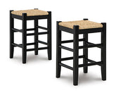 Hoover Furniture Outlet - Ashley Furniture - Mirimyn Counter Height Bar Stool (Set of 2) - Counter Height Bar Stool (Set of 2) - D508-124X2
