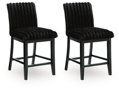 Hoover Furniture Outlet - Ashley Furniture - Mervannie Counter Height Barstool (Set of 2) - Counter Height Barstool (Set of 2) - PCD571-124X2