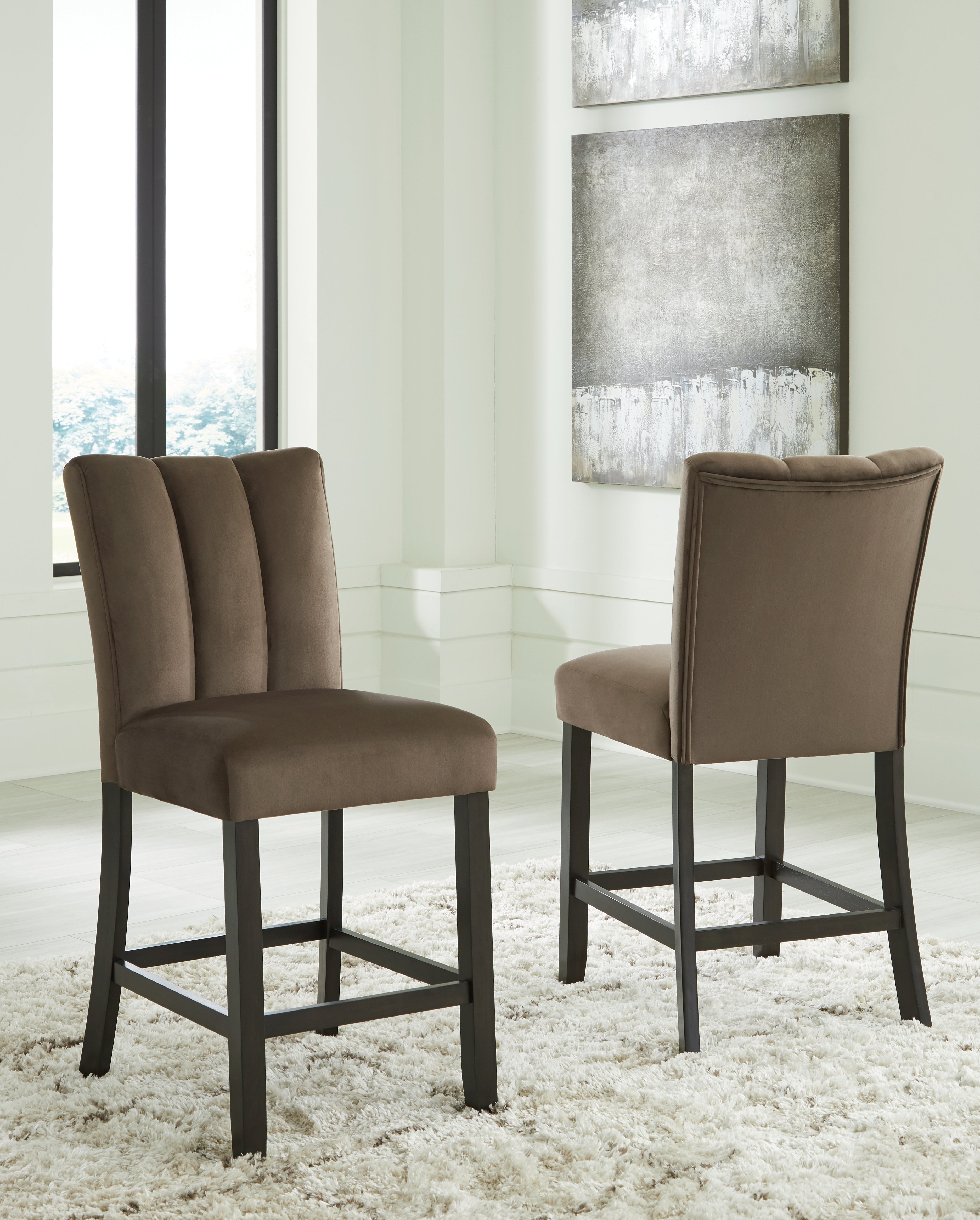 Hoover Furniture Outlet - Ashley Furniture - Jeshina Counter Height Barstool (Set of 2) - Counter Height Barstool (Set of 2) - PCD581-124X2