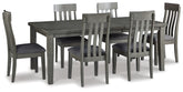Hoover Furniture Outlet - Ashley Furniture - Hallanden Dining Table and 6 Chairs - Dining Table and 6 Chairs - D589D6