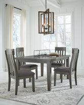 Hoover Furniture Outlet - Ashley Furniture - Hallanden Dining Table and 4 Chairs - Dining Table and 4 Chairs - D589D1