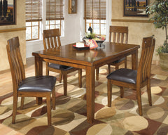 Hoover Furniture Outlet - Ashley Furniture - Ralene Dining Table with 4 Chairs - Dining Table with 4 Chairs - D594D6