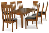 Hoover Furniture Outlet - Ashley Furniture - Ralene Dining Table and 8 Chairs - Dining Table and 8 Chairs - D594D4