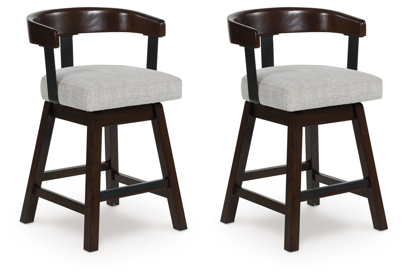 Hoover Furniture Outlet - Ashley Furniture - Haddigan Counter Height Barstool (Set of 2) - Counter Height Barstool (Set of 2) - D596-224X2