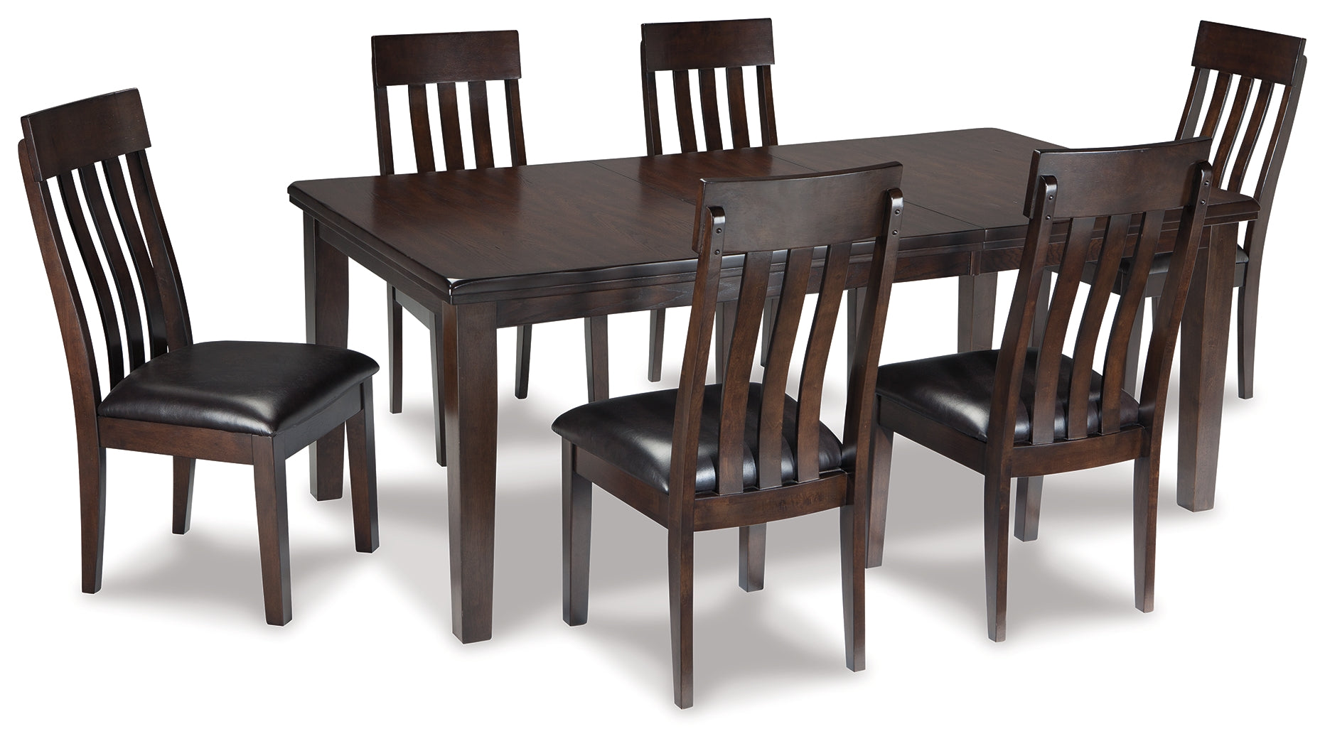 Hoover Furniture Outlet - Ashley Furniture - Haddigan Dining Table and 6 Chairs - Dining Table and 6 Chairs - D596D3