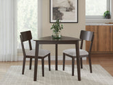 Hoover Furniture Outlet - Ashley Furniture - Mallenette Dining Table and 2 Chairs - Dining Table and 2 Chairs - PCD607D1