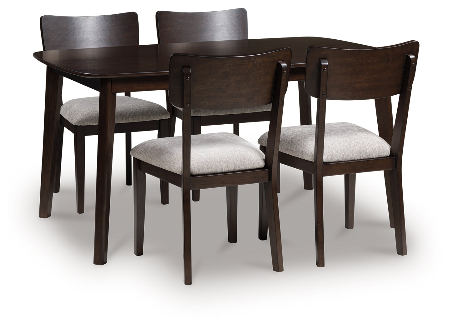 Hoover Furniture Outlet - Ashley Furniture - Mallenette Dining Table and 4 Chairs (Set of 5) - Dining Room Table Set (5/CN) - PCD607-225