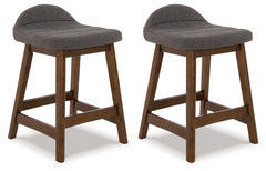 Hoover Furniture Outlet - Ashley Furniture - Lyncott Counter Height Bar Stool (Set of 2) - Counter Height Bar Stool (Set of 2) - D615-224X2