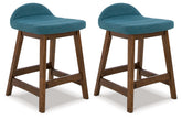 Hoover Furniture Outlet - Ashley Furniture - Lyncott Counter Height Bar Stool (Set of 2) - Counter Height Bar Stool (Set of 2) - D615-324X2