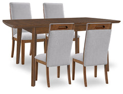 Hoover Furniture Outlet - Ashley Furniture - Lyncott Extension Dining Table and 4 Chairs - Extension Dining Table and 4 Chairs - D615D19