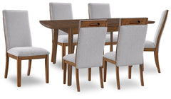 Hoover Furniture Outlet - Ashley Furniture - Lyncott Extension Dining Table and 6 Chairs - Extension Dining Table and 6 Chairs - D615D20