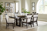 Hoover Furniture Outlet - Ashley Furniture - Neymorton Dining Table and 6 Chairs - Dining Table and 6 Chairs - D618D2