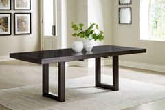 Hoover Furniture Outlet - Ashley Furniture - Neymorton Dining Extension Table - RECT DRM Butterfly EXT Table - D618-35