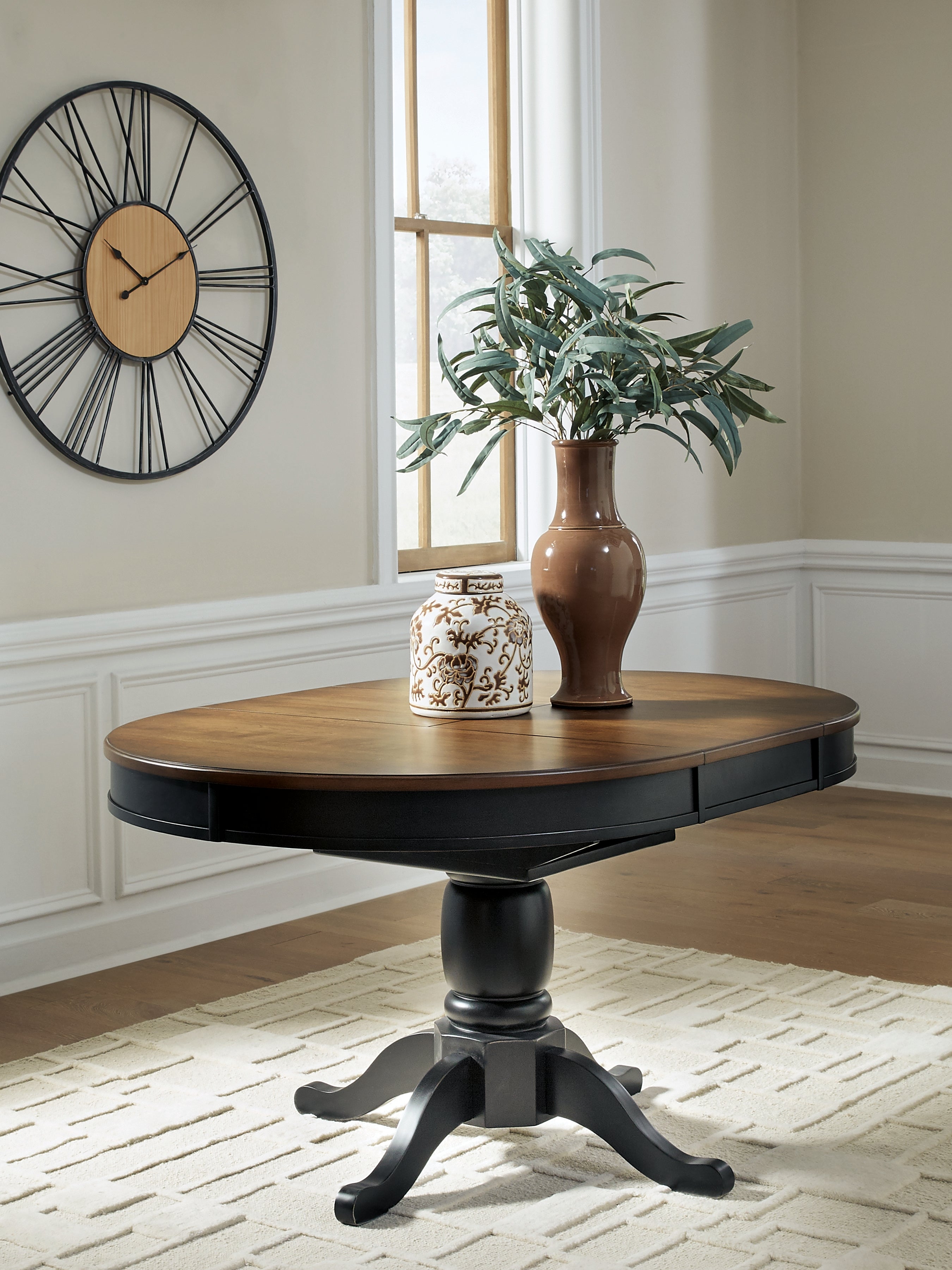 Hoover Furniture Outlet - Ashley Furniture - Clorazi Dining Butterfly Extension Table - Oval DRM Butterfly EXT Table - PCD619-48
