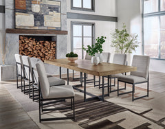 Hoover Furniture Outlet - Ashley Furniture - Tomtyn Extension Dining Table and 8 Chairs - Extension Dining Table and 8 Chairs - D622D3