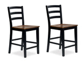 Hoover Furniture Outlet - Ashley Furniture - Wildenauer Counter Height Barstool (Set of 2) - Counter Height Barstool (Set of 2) - D634-124X2