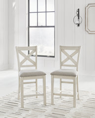 Hoover Furniture Outlet - Ashley Furniture - Robbinsdale Barstool (Set of 2) - Barstool (Set of 2) - D642-124X2