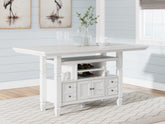 Hoover Furniture Outlet - Ashley Furniture - Robbinsdale Counter Height Dining Table - Counter Height Dining Table - D642D7