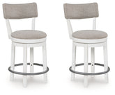 Hoover Furniture Outlet - Ashley Furniture - Robbinsdale Counter Height Barstool (Set of 2) - Counter Height Barstool (Set of 2) - D642-224X2