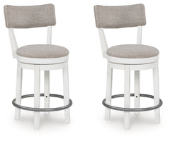 Hoover Furniture Outlet - Ashley Furniture - Robbinsdale Counter Height Barstool (Set of 2) - Counter Height Barstool (Set of 2) - D642-224X2