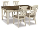 Hoover Furniture Outlet - Ashley Furniture - Bolanburg Dining Table with 4 Chairs - Dining Table with 4 Chairs - D647D1
