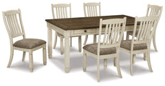 Hoover Furniture Outlet - Ashley Furniture - Bolanburg Dining Table with 6 Chairs - Dining Table with 6 Chairs - D647D8
