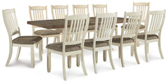 Hoover Furniture Outlet - Ashley Furniture - Bolanburg Extension Dining Table and 10 Chairs - Extension Dining Table and 10 Chairs - D647D39