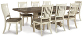 Hoover Furniture Outlet - Ashley Furniture - Bolanburg Dining Table and 8 Chairs - Dining Table and 8 Chairs - D647D30