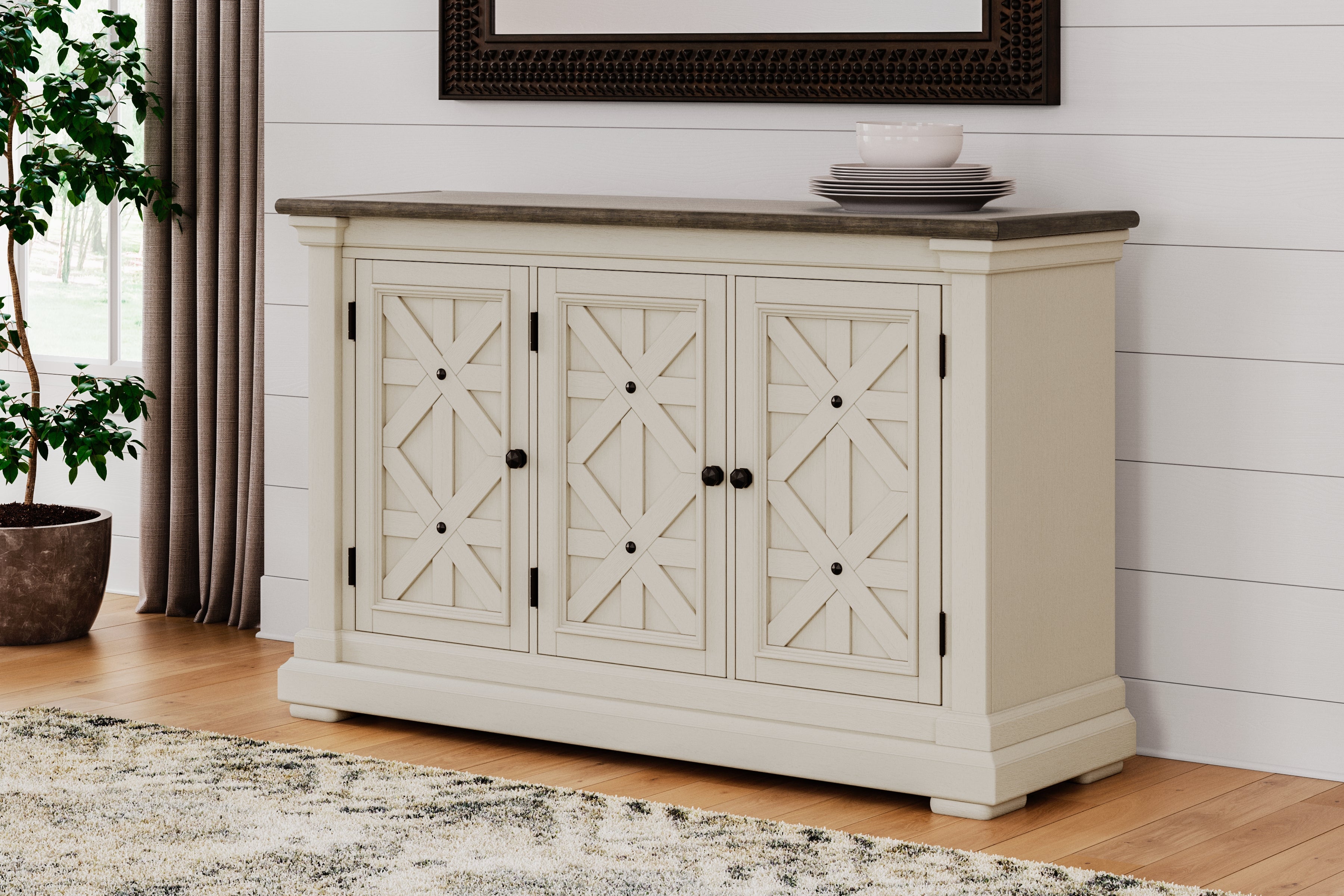 Hoover Furniture Outlet - Ashley Furniture - Bolanburg Dining Server - Dining Room Server - D647-60