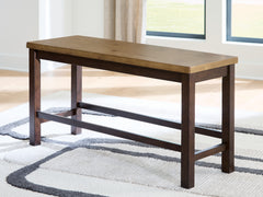 Hoover Furniture Outlet - Ashley Furniture - Rylandeen Counter Height Dining Bench - Double Counter Bench (1/CN) - PCD651-09
