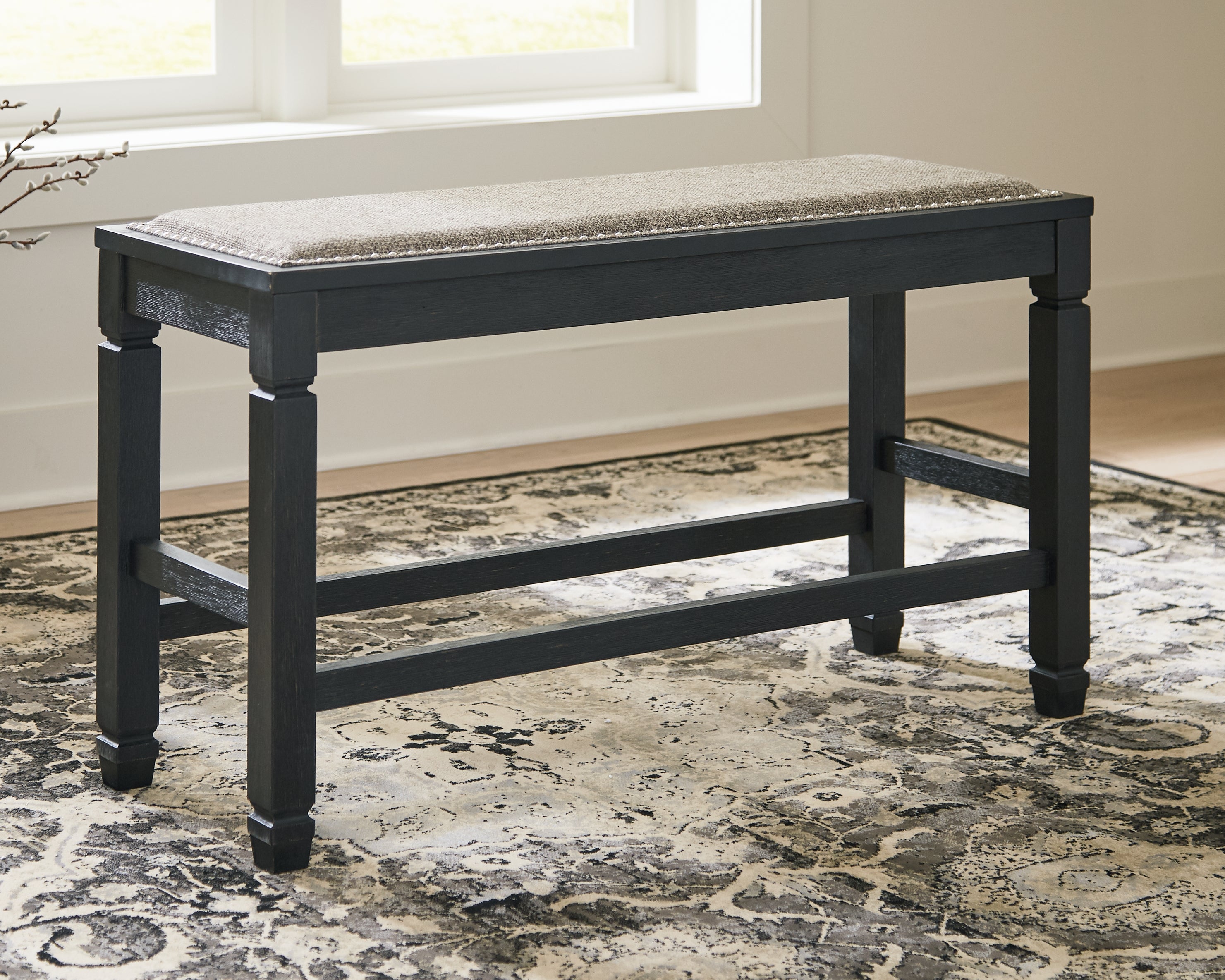 Hoover Furniture Outlet - Ashley Furniture - Tyler Creek Counter Height Dining Bench - DBL Counter UPH Bench (1/CN) - D736-09