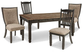 Hoover Furniture Outlet - Ashley Furniture - Tyler Creek Dining Table and 4 Chairs - Dining Table and 4 Chairs - D736D12
