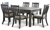 Hoover Furniture Outlet - Ashley Furniture - Tyler Creek Dining Table and 6 Chairs - Dining Table and 6 Chairs - D736D4