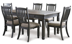 Hoover Furniture Outlet - Ashley Furniture - Tyler Creek Dining Table and 6 Chairs - Dining Table and 6 Chairs - D736D4