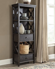 Hoover Furniture Outlet - Ashley Furniture - Tyler Creek Display Cabinet - Display Cabinet - D736-76