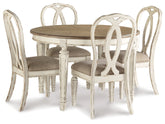 Hoover Furniture Outlet - Ashley Furniture - Realyn Dining Table and 4 Chairs - Dining Table and 4 Chairs - D743D2