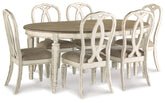 Hoover Furniture Outlet - Ashley Furniture - Realyn Dining Table and 6 Chairs - Dining Table and 6 Chairs - D743D13