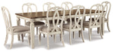 Hoover Furniture Outlet - Ashley Furniture - Realyn Dining Extension Table and 8 Chairs - Dining Extension Table and 8 Chairs - D743D19