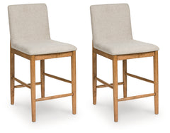 Hoover Furniture Outlet - Ashley Furniture - Isanti Counter Height Barstool (Set of 2) - Counter Height Barstool (Set of 2) - D752-124X2