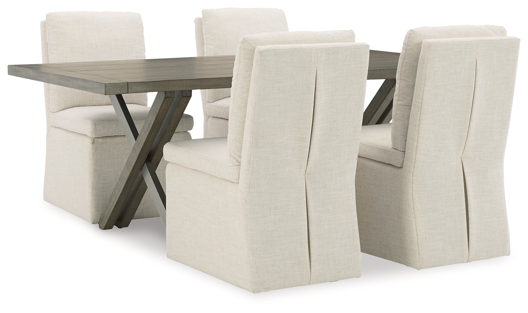 Hoover Furniture Outlet - Ashley Furniture - Krystanza Dining Table and 4 Chairs - Dining Table and 4 Chairs - D766D3