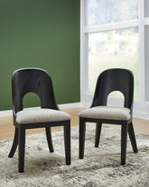 Hoover Furniture Outlet - Ashley Furniture - Rowanbeck Dining Chair (Set of 2) - Dining Chair (Set of 2) - D821-01X2