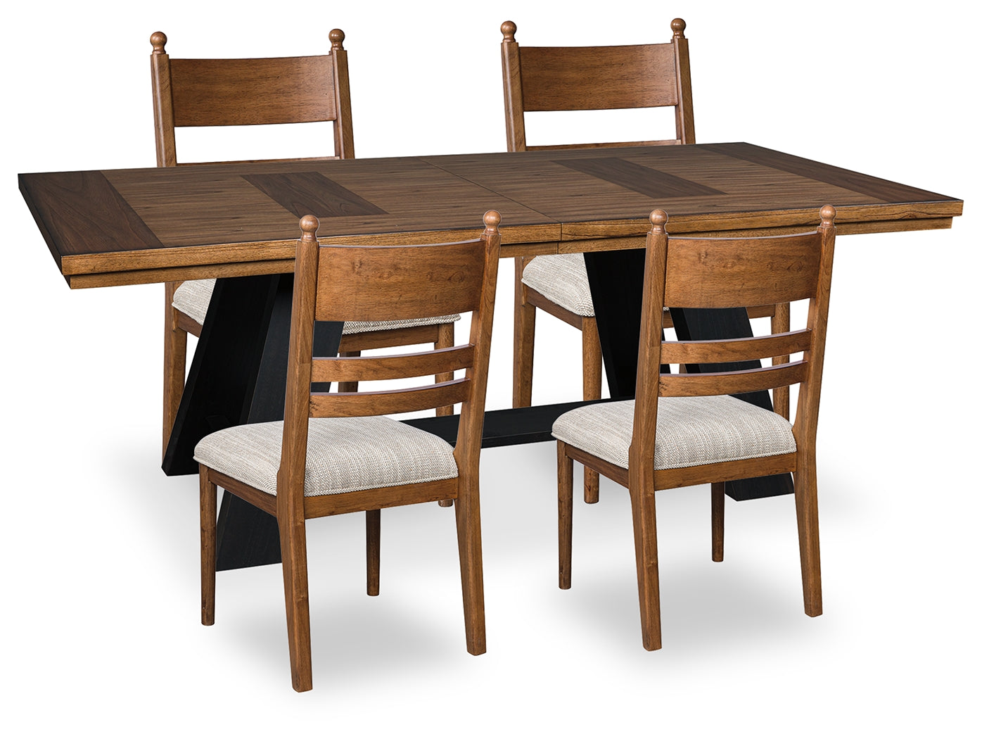 Hoover Furniture Outlet - Ashley Furniture - Greddinton Extension Dining Table and 4 Chairs - Extension Dining Table and 4 Chairs - PCD824D7