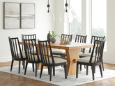 Hoover Furniture Outlet - Ashley Furniture - Galliden Dining Table and 8 Chairs - Dining Table and 8 Chairs - D841D9