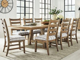 Hoover Furniture Outlet - Ashley Furniture - Ridgester Extension Dining Table and 8 Chairs - Extension Dining Table and 8 Chairs - D858D6