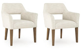 Hoover Furniture Outlet - Ashley Furniture - Marxmore Dining Arm Chair (Set of 2) - Dining Arm Chair (Set of 2) - D863-02AX2